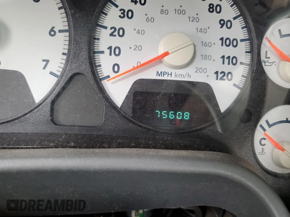 2009 Dodge Ram 2500 ST with VIN 3D7KR28T59G547871, listed as a Copart auction lot 75683534 with 75,608 mi miles and Salvage Title. Bid and sale history available at carsss.com. Image 9.