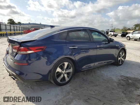 2019 Kia Optima S with VIN 5XXGT4L33KG367625, listed as a Copart auction lot 45300675 with 65,036 mi miles and Salvage Title. Bid and sale history available at carsss.com. Image 3.