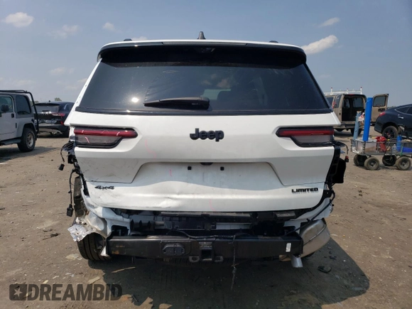 2025 Jeep Grand Cherokee Limited z VIN 1C4RJKBG9S8635667, wystawiony jako Copart lot #59854665 z przebiegiem 6 250 mil mil oraz Szkoda całkowita • Salvage title. Historia ofert i sprzedaży dostępna na DreamBid. Obrazek 6.