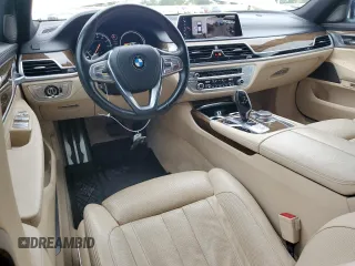 2016 BMW 7 Series 740i with VIN WBA7E2C52GG547112, listed as a Copart auction lot 63069355 with 76,867 mi miles and Salvage title. Bid and sale history available at DreamBid. Image 8.