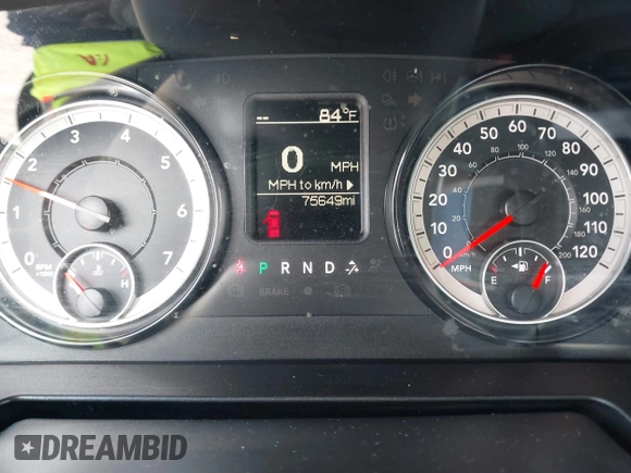2022 Ram 1500 SLT z VIN 1C6RR6LG2NS249301, wystawiony jako IAAI lot #42492968 z przebiegiem 75 649 mil mil oraz . Historia ofert i sprzedaży dostępna na DreamBid. Obrazek 7.
