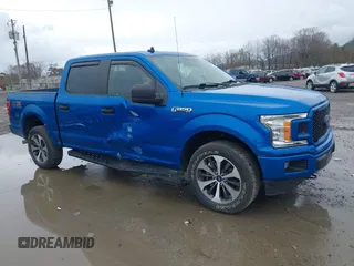 2020 Ford F-150 XL with VIN 1FTEW1E55LFC29385, listed as a IAAI auction lot 41908449 with 55,211 mi miles. Bid and sale history available at carsss.com. Image 1.