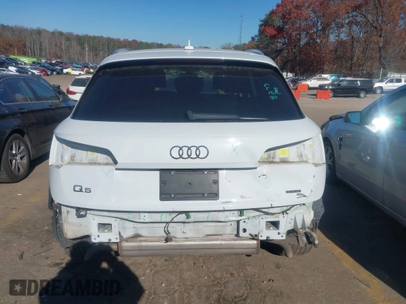 2019 Audi Q5 Premium with VIN WA1ANAFY8K2126536, listed as a IAAI auction lot 41018854 with 132,800 mi miles. Bid and sale history available at carsss.com. Image 16.