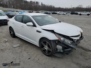 2013 Kia Optima SX w/Limited Pkg with VIN 5XXGR4A60DG157806, listed as a Copart auction lot 45724315 with 144,299 mi miles and Salvage Title. Bid and sale history available at carsss.com. Image 4.