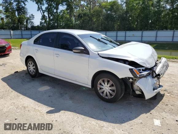 2014 Volkswagen Jetta S with VIN 3VW2K7AJXEM415024, listed as a Copart auction lot 61578155 with 115,041 mi miles and Salvage title. Bid and sale history available at DreamBid. Image 4.
