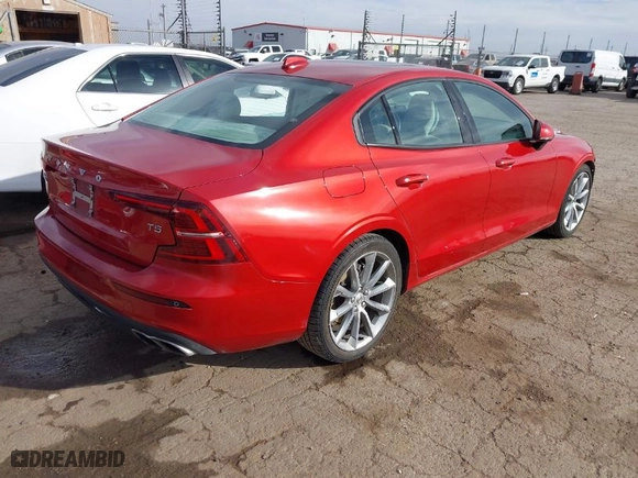 2020 Volvo S60 Momentum with VIN 7JR102FKXLG045579, listed as a IAAI auction lot 41568016 with NaN miles. Bid and sale history available at carsss.com. Image 4.