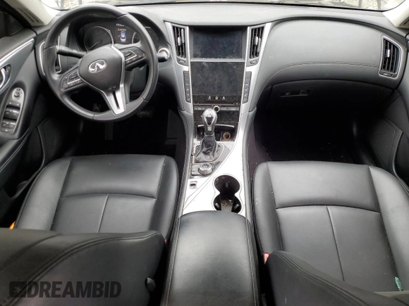 2020 Infiniti Q50 Luxe z VIN JN1EV7AR6LM251313, wystawiony jako Copart lot #51211545 z przebiegiem 43 335 mil mil oraz Szkoda całkowita • Salvage title. Historia ofert i sprzedaży dostępna na DreamBid. Obrazek 8.