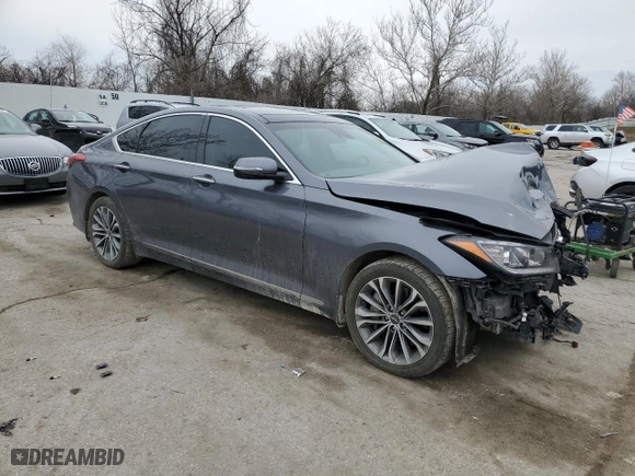 2015 Hyundai Genesis 3.8L with VIN KMHGN4JEXFU071107, listed as a Copart auction lot 47771185 with 82,060 mi miles and Salvage Title. Bid and sale history available at carsss.com. Image 4.