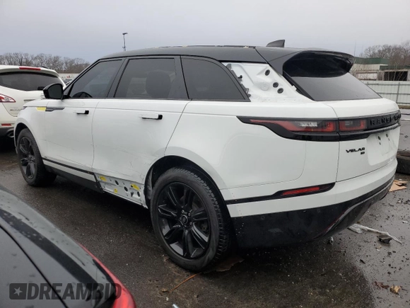 2021 Land Rover Range Rover Velar R-Dynamic S with VIN SALYT2EX5MA314571, listed as a Copart auction lot 38637784 with 21,728 mi miles. Bid and sale history available at carsss.com. Image 2.