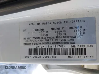 2015 Mazda 3 i SV with VIN JM1BM1T7XF1247024, listed as a IAAI auction lot 41688364 with 118,083 mi miles. Bid and sale history available at carsss.com. Image 9.