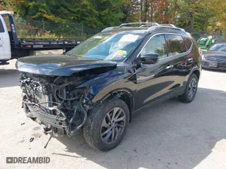 2016 Nissan Rogue SV with VIN 5N1AT2MV6GC919048, listed as a IAAI auction lot 40575055 with 76,328 mi miles. Bid and sale history available at carsss.com. Image 2.