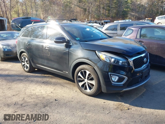 2018 Kia Sorento EX with VIN 5XYPHDA54JG410997, listed as a IAAI auction lot 41332269 with 163,742 mi miles and . Bid and sale history available at carsss.com. Image 1.