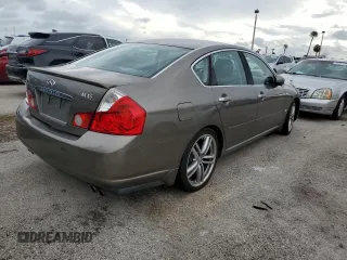2007 Infiniti M45 Sdn with VIN JNKBY01E87M402698, listed as a Copart auction lot 74287754 with 0 mi miles and Salvage Title. Bid and sale history available at carsss.com. Image 3.