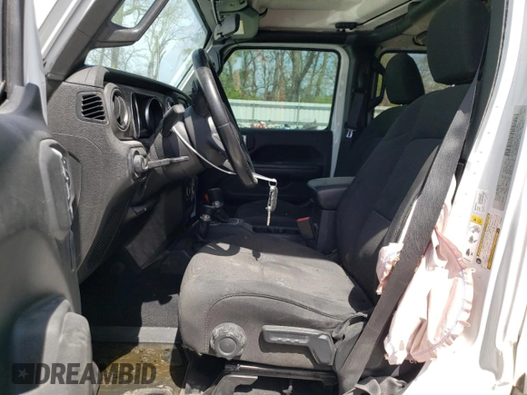 2020 Jeep Wrangler Unlimited Sport with VIN 1C4HJXDN7LW169755, listed as a Copart auction lot 47641404 with 85,902 mi miles and Salvage title. Bid and sale history available at DreamBid. Image 7.