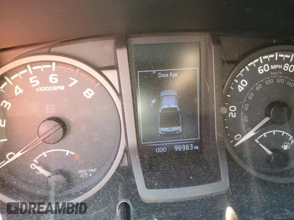 2017 Toyota Tacoma SR5 with VIN 5TFAZ5CN5HX051995, listed as a Copart auction lot 52018825 with 96,963 mi miles and Salvage Title. Bid and sale history available at DreamBid. Image 9.