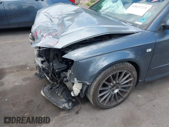 2008 Audi A4 2.0T with VIN WAUEF78E98A158420, listed as a IAAI auction lot 42637271 with 233,847 mi miles and . Bid and sale history available at DreamBid. Image 6.