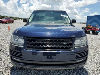 2014 Land Rover Range Rover Supercharged with VIN SALGS3TF4EA185528, listed as a Copart auction lot 61385675 with 83,334 mi miles and Salvage title. Bid and sale history available at DreamBid. Image 5.