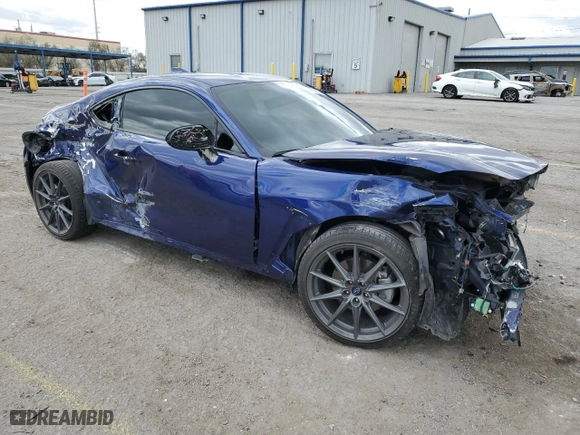 2022 Subaru BRZ Limited with VIN JF1ZDBE12N9703665, listed as a Copart auction lot 49009685 with 25,852 mi miles and Salvage Title. Bid and sale history available at carsss.com. Image 4.