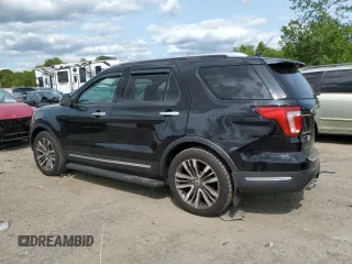 2018 Ford Explorer Platinum с VIN 1FM5K8HT1JGA94424, выставлен на аукционе Copart как лот 59155675 с пробегом 66 664 миль миль и Списание • Salvage title. История ставок и продаж доступна на DreamBid. Изображение 2.