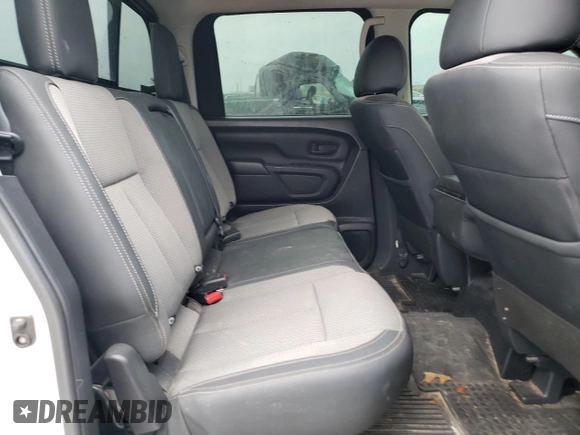 2021 Nissan Titan SV with VIN 1N6AA1EC2MN506607, listed as a Copart auction lot 57905485 with 68,690 mi miles and Salvage title. Bid and sale history available at DreamBid. Image 10.