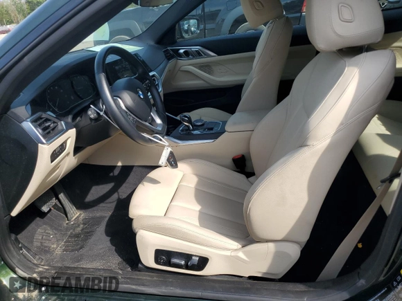 2021 BMW 4 Series 430i xDrive with VIN WBA73AP01MCG39963, listed as a Copart auction lot 71207314 with 58,983 mi miles and Salvage Title. Bid and sale history available at carsss.com. Image 7.