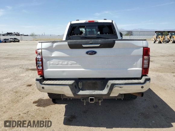 2020 Ford F-250 XL with VIN 1FT7W2BN2LED63473, listed as a Copart auction lot 58269665 with 91,190 mi miles and Salvage title. Bid and sale history available at DreamBid. Image 6.