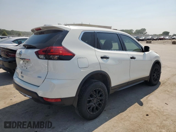 2017 Nissan Rogue S with VIN JN8AT2MV6HW006332, listed as a Copart auction lot 60634955 with Not provided miles and Salvage title. Bid and sale history available at DreamBid. Image 3.