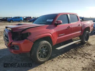 2017 Toyota Tacoma SR with VIN 5TFAX5GN3HX088415, listed as a Copart auction lot 46703015 with 129,317 mi miles and Salvage Title. Bid and sale history available at carsss.com. Image 1.