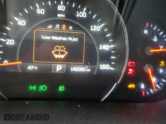 2016 Kia Sorento EX with VIN 5XYPH4A53GG009434, listed as a Copart auction lot 53254225 with 140,083 mi miles and Salvage title. Bid and sale history available at DreamBid. Image 9.
