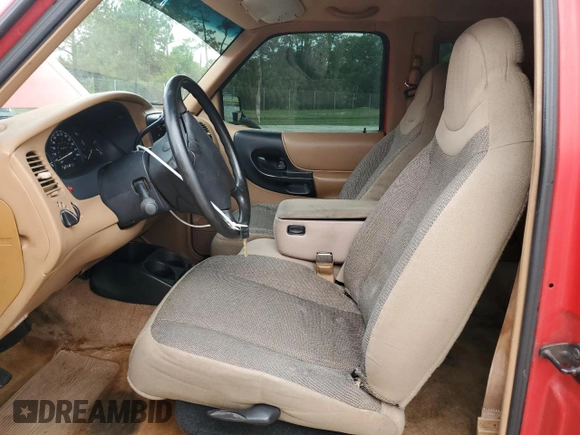 1995 Ford Ranger Splash z VIN 1FTCR14U7SPB16344, wystawiony jako Copart lot #56976485 z przebiegiem 91 615 mil mil oraz Czysty tytuł • Clean title. Historia ofert i sprzedaży dostępna na DreamBid. Obrazek 7.