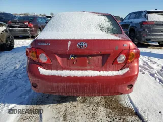 2009 Toyota Corolla with VIN 1NXBU40E09Z037406, listed as a Copart auction lot 89364255 with 81,030 mi miles and Salvage Title. Bid and sale history available at carsss.com. Image 6.