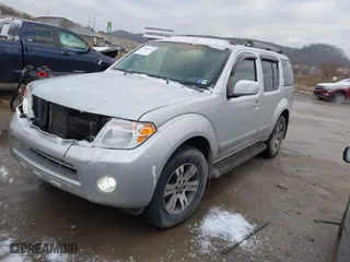 2012 Nissan Pathfinder S with VIN 5N1AR1NB9CC612836, listed as a IAAI auction lot 38444555 with 119,675 mi miles. Bid and sale history available at carsss.com. Image 2.