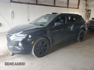 2021 Chevrolet Blazer RS z VIN 3GNKBKRS5MS568706, wystawiony jako Copart lot #58782545 z przebiegiem 131 464 mil mil oraz Szkoda całkowita • Salvage title. Historia ofert i sprzedaży dostępna na DreamBid. Obrazek 1.