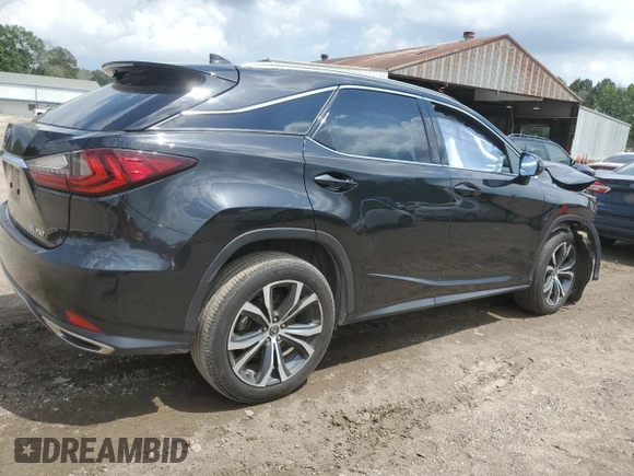 2022 Lexus RX 350 with VIN 2T2HZMAAXNC243010, listed as a Copart auction lot 54106445 with 55,605 mi miles and Salvage Title. Bid and sale history available at DreamBid. Image 3.