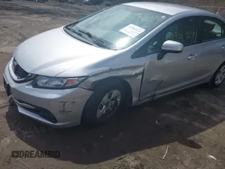 2015 Honda Civic Sedan LX with VIN 19XFB2F50FE702158, listed as a IAAI auction lot 41946929 with 48,646 mi miles. Bid and sale history available at carsss.com. Image 6.