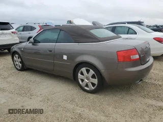 2005 Audi A4 1.8T with VIN WAUAC48H15K016424, listed as a Copart auction lot 74792574 with 74,077 mi miles and Salvage Title. Bid and sale history available at carsss.com. Image 2.