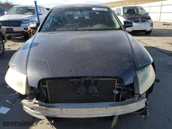 2005 Audi A6 with VIN WAUDG74F75N093384, listed as a Copart auction lot 44593865 with 133,161 mi miles and Salvage Title. Bid and sale history available at carsss.com. Image 5.