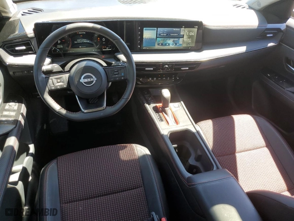 2025 Nissan Kicks SR with VIN 3N8AP6DC6SL305732, listed as a Copart auction lot 50076715 with 2,718 mi miles and Non Repairable. Bid and sale history available at carsss.com. Image 8.
