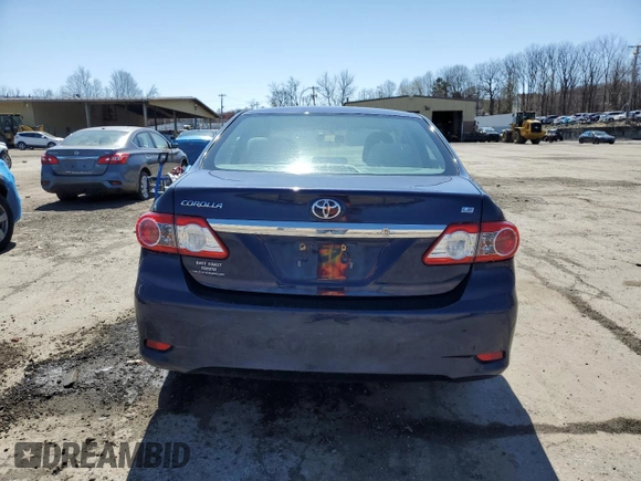 2013 Toyota Corolla L with VIN 2T1BU4EE4DC124017, listed as a Copart auction lot 52403345 with 111,610 mi miles and Salvage Title. Bid and sale history available at carsss.com. Image 6.