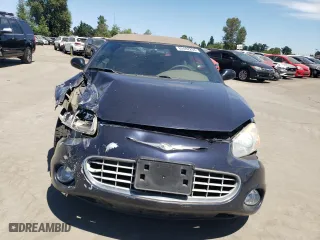 2002 Chrysler Sebring LXi with VIN 1C3EL55R52N318465, listed as a Copart auction lot 62482264 with 109,045 mi miles and Salvage Title. Bid and sale history available at carsss.com. Image 5.