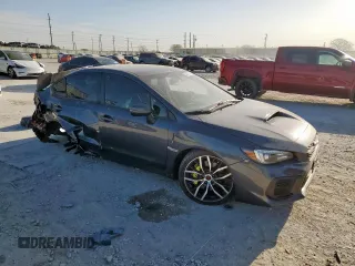 2021 Subaru WRX STI with VIN JF1VA2S61M9801897, listed as a Copart auction lot 50083155 with 45,581 mi miles and Salvage Title. Bid and sale history available at carsss.com. Image 4.