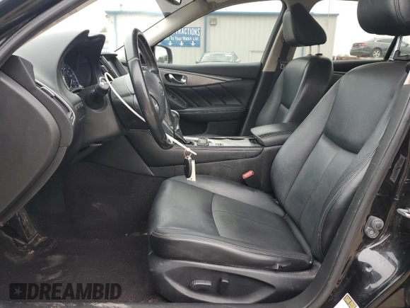 2016 Infiniti Q50 Premium with VIN JN1CV7AP7GM203024, listed as a Copart auction lot 88680715 with 163,922 mi miles and Salvage Title. Bid and sale history available at DreamBid. Image 7.