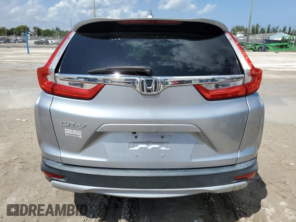 2017 Honda CR-V EX-L with VIN 5J6RW1H88HL000614, listed as a Copart auction lot 51646085 with 52,695 mi miles and Salvage Title. Bid and sale history available at DreamBid. Image 6.