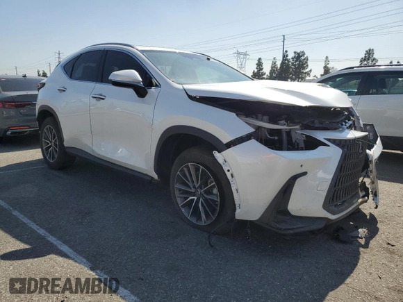 2025 Lexus NX 350h Premium with VIN JTJGKCEZXS2046795, listed as a Copart auction lot 55152575 with 3,611 mi miles and Clean title. Bid and sale history available at DreamBid. Image 4.