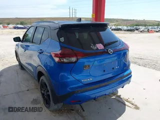2021 Nissan Kicks SR with VIN 3N1CP5DV2ML498807, listed as a IAAI auction lot 41880588 with 92,794 mi miles and . Bid and sale history available at DreamBid. Image 3.