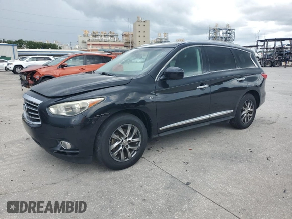 2014 Infiniti QX60 с VIN 5N1AL0MN6EC554419, выставлен на аукционе Copart как лот 60925225 с пробегом 104 621 миль миль и Чистый • Clean title. История ставок и продаж доступна на DreamBid. Изображение 1.