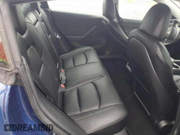 2021 Tesla Model 3 Long Range with VIN 5YJ3E1EB6MF923931, listed as a Copart auction lot 51829505 with 45,389 mi miles and Salvage Title. Bid and sale history available at carsss.com. Image 10.