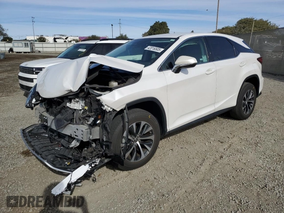 2022 Lexus RX with VIN 2T2AZMAAXNC235183, listed as a Copart auction lot 42016505 with 36,441 mi miles and Salvage Title. Bid and sale history available at carsss.com. Image 1.