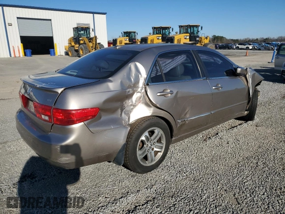 2005 Honda Accord EX with VIN 1HGCM56775A054952, listed as a Copart auction lot 54513305 with 232,597 mi miles and Salvage Title. Bid and sale history available at DreamBid. Image 3.