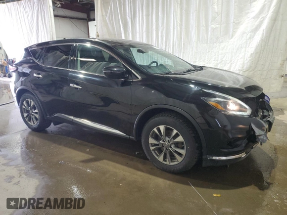 2018 Nissan Murano Platinum with VIN 5N1AZ2MH8JN121428, listed as a Copart auction lot 53608795 with 62,397 mi miles and Salvage Title. Bid and sale history available at carsss.com. Image 4.